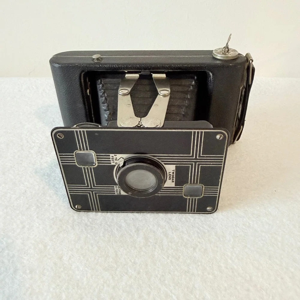 Vintage Kodak Jiffy Six-20 Folding Camera Art Deco‎ 1930s Untested